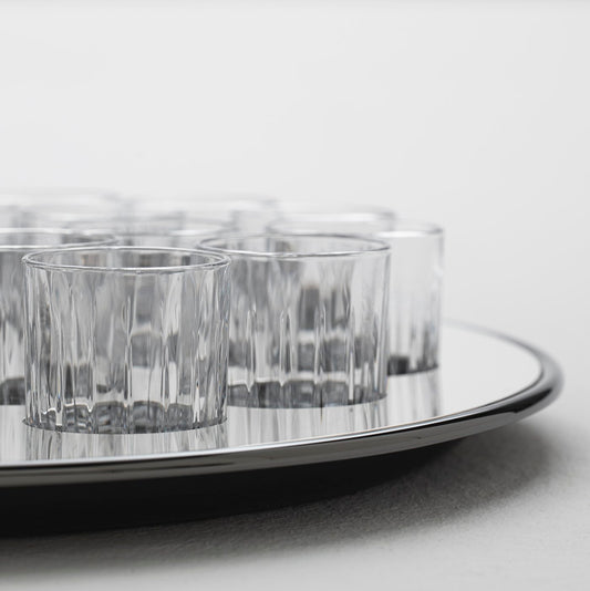 Zanetto Silver and Titanium Plated Liquor Set | Exquisite Design, High-Quality Craftsmanship | Stylish Addition to Your Barware Collection | Explore a Range of Luxury Bar Accessories at 2Jour Concierge, #1 luxury high-end gift & lifestyle shop