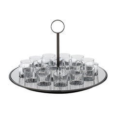 Silver and Titanium Plated Liquor Set