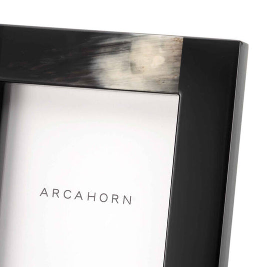 Medea Picture Frame by Arcahorn | Picture frame made of dark horn and wood with a lacquered black gloss finish | Home Decor and Picture Frames | 2Jour Concierge, your luxury lifestyle shop