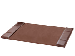 Celio Classic Desk Pad With Stitched Leather Inserts