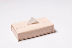 x Elie Saab Monogram Leather Tissue Holder Rectangular