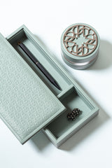 x Elie Saab Monogram Leather Trinket Box Rectangular