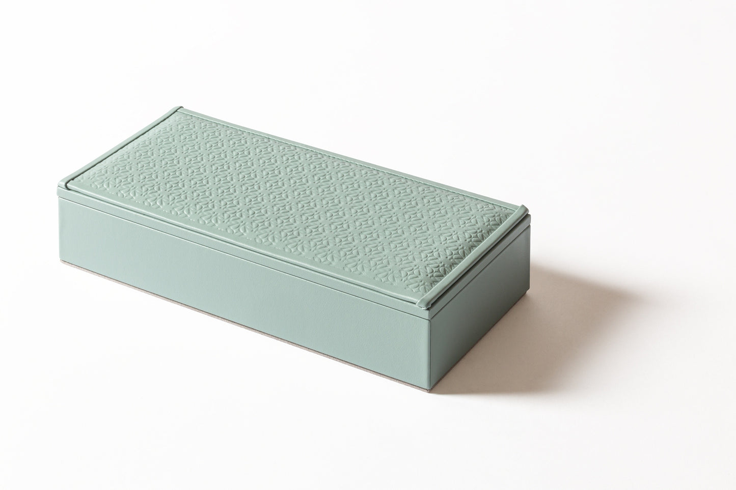 x Elie Saab Monogram Leather Trinket Box Rectangular