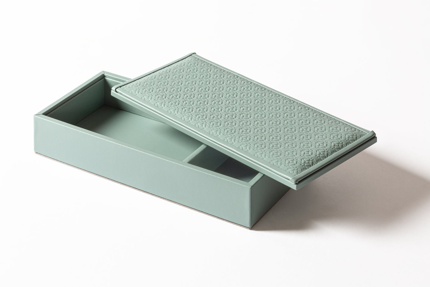 x Elie Saab Monogram Leather Trinket Box Rectangular