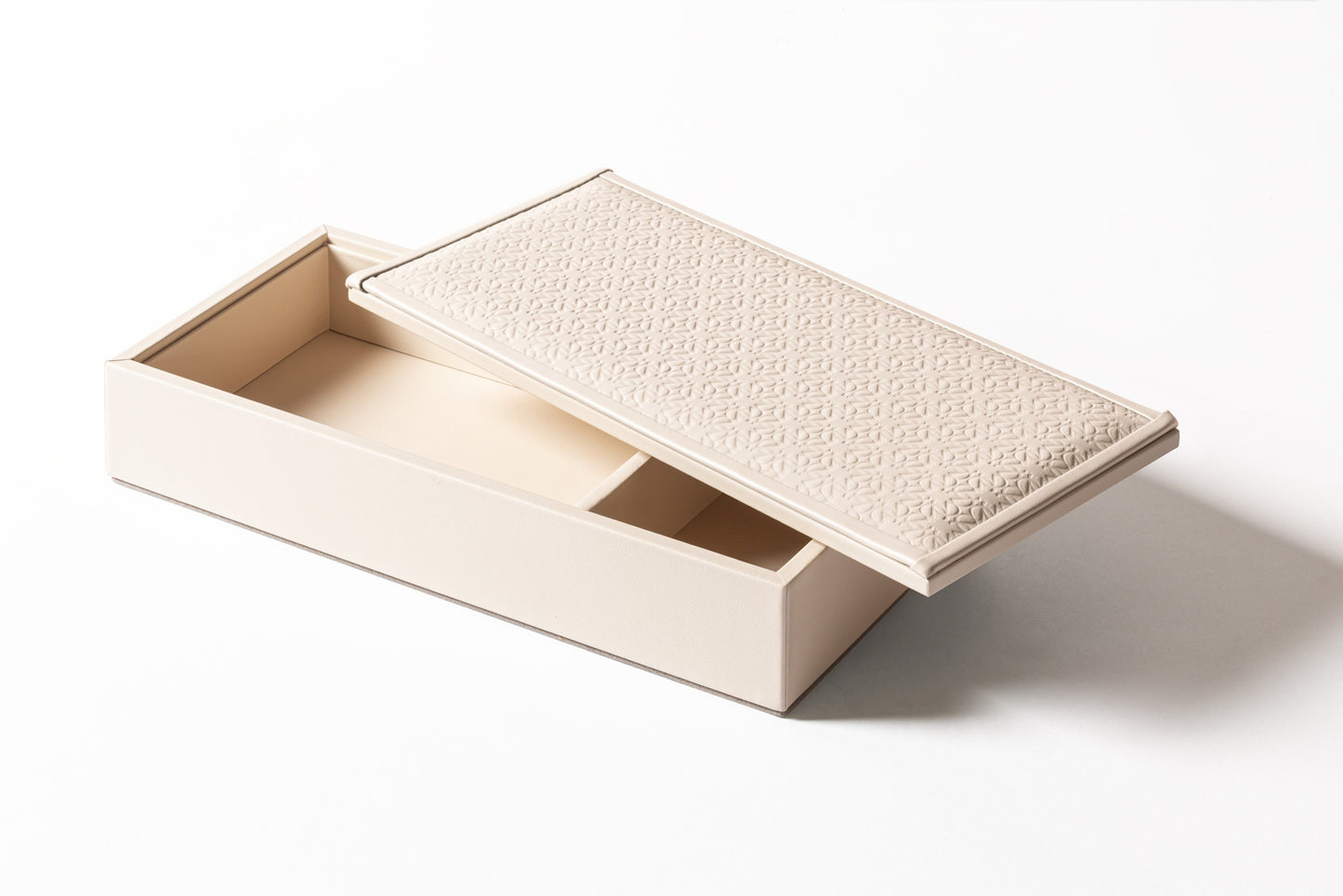x Elie Saab Monogram Leather Trinket Box Rectangular