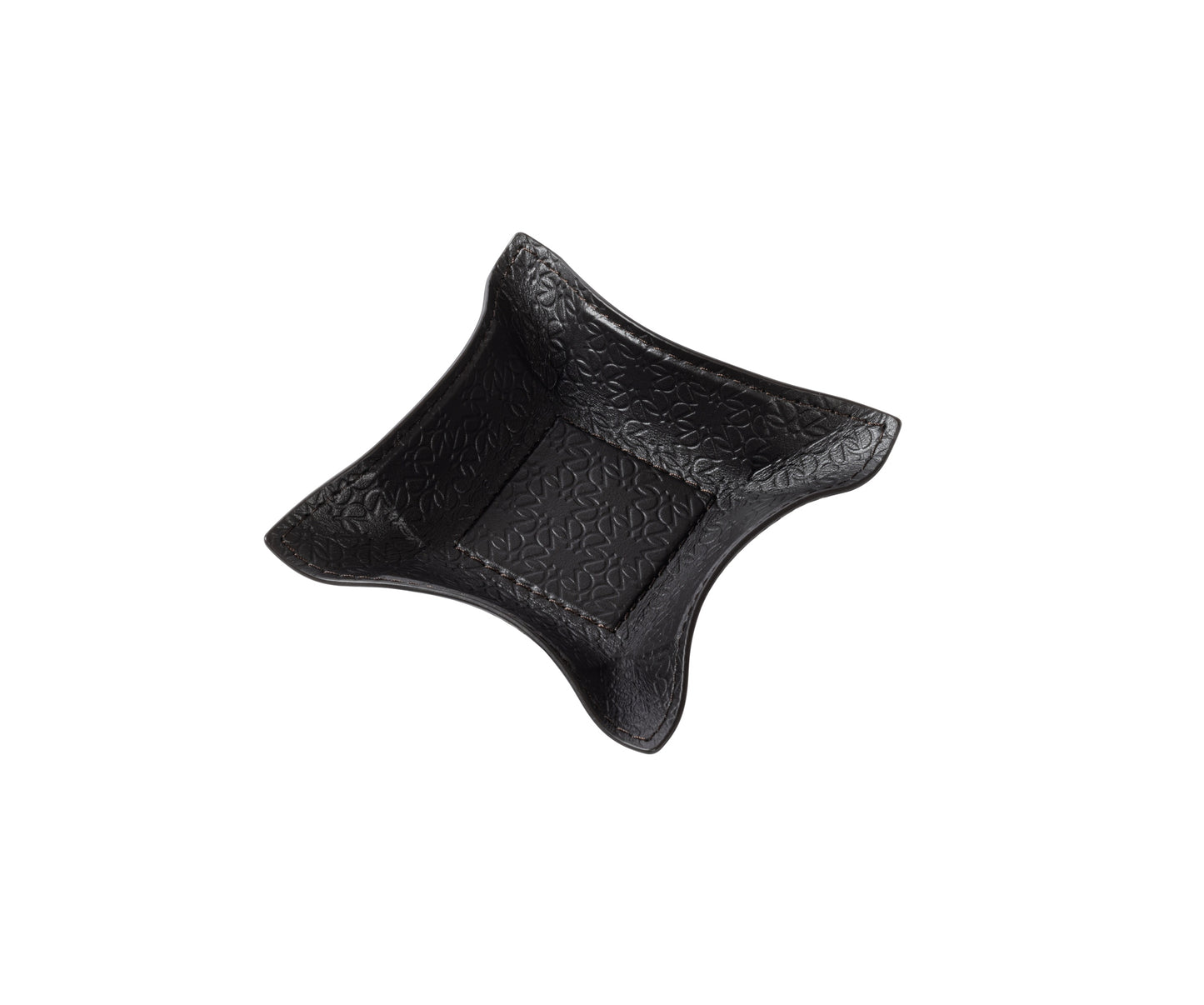 x Elie Saab Leather-Lined Monogram Valet Tray Square Mini w Bendable Sides