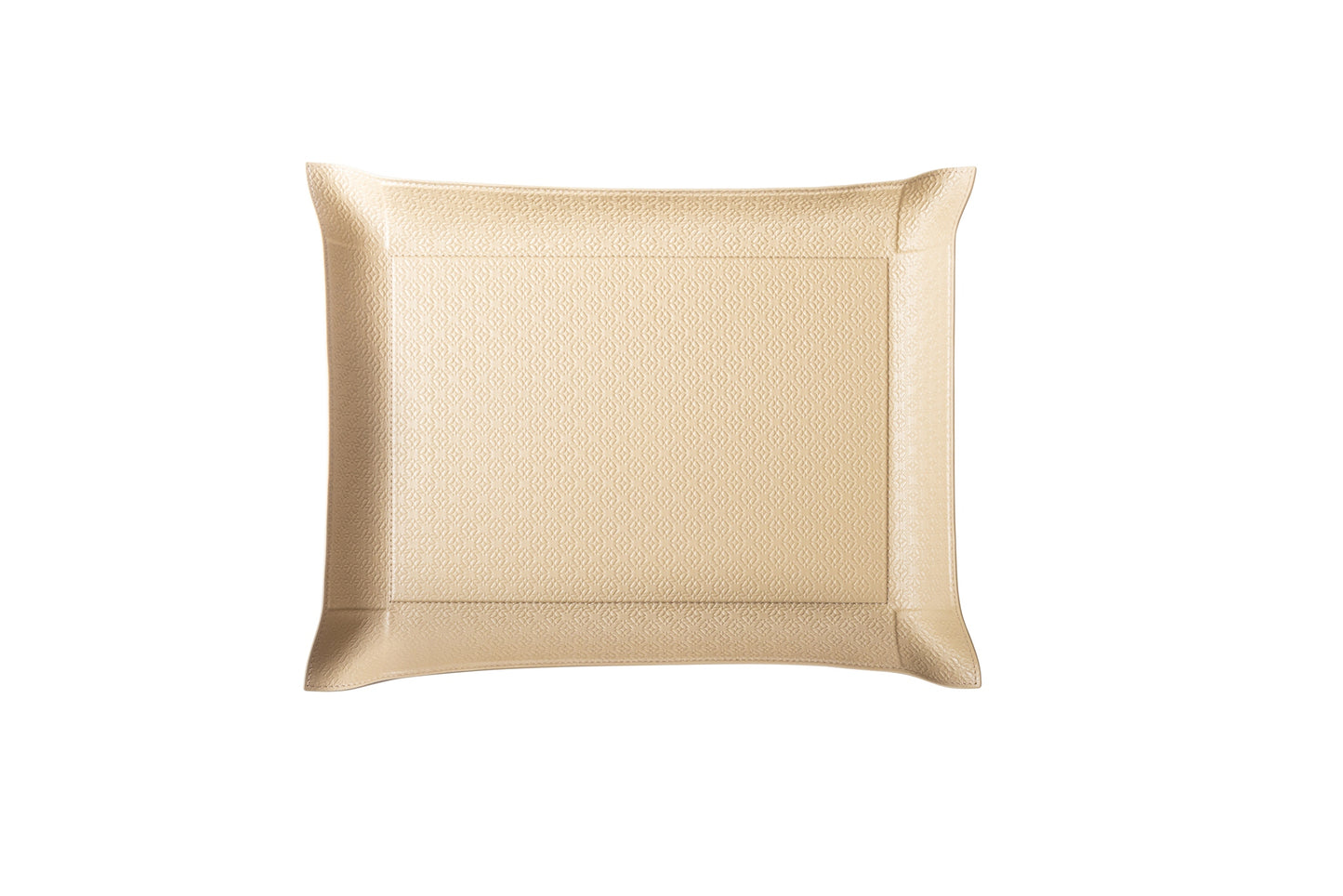 x Elie Saab Leather-Lined Monogram Valet Tray Rectangular XL w Bendable Sides
