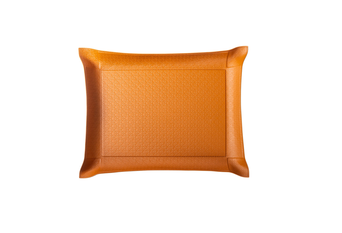 x Elie Saab Leather-Lined Monogram Valet Tray Rectangular XL w Bendable Sides