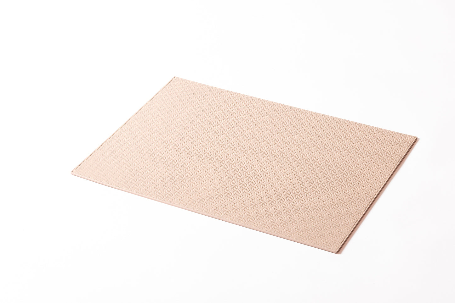 Giobagnara x Elie Saab Monogram Placemat | Leather placemat featuring the Elie Saab Monogram pattern | Tableware and Decor | 2Jour Concierge, your luxury lifestyle shop