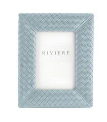Nora Handwoven Leather Picture Frame