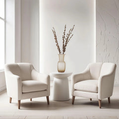 Opalino Murano Glass Vase, Moka
