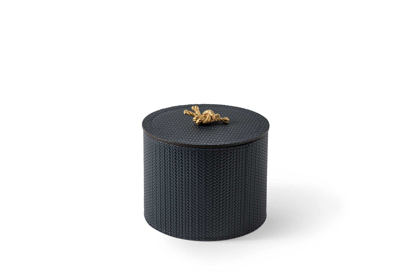Thalia Trinket Box by Pinetti | Handmade in leather | Metal decorative element plated in 24k gold or silver polished | Home Decor Accessories | 2Jour Concierge, your luxury lifestyle shop