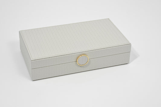 Pinetti Prestige Leather-Covered Wood Jewellery Box with Suede Lining | Stylish Jewelry Storage, Elegant Organizer & Gift Items | 2Jour Concierge, #1 luxury high-end gift & lifestyle shop