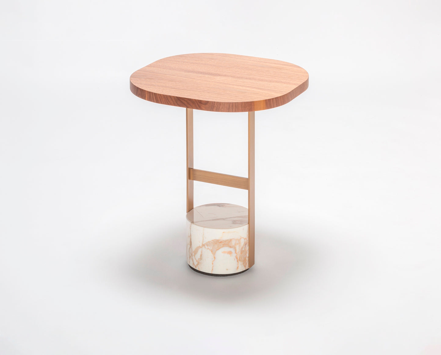 Riviere Dama Coffee Table | Wooden top with a metal structure and heavy Calacatta Gold marble base for perfect stability | Furniture and Coffee Tables | 2Jour Concierge, your luxury lifestyle shop