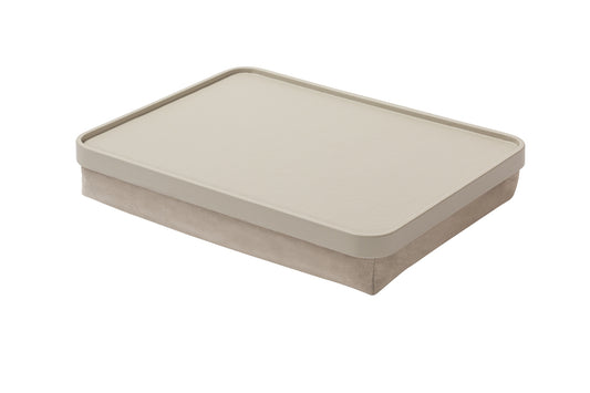 Giobagnara x Poltrona Frau Laptop Tray | Leather-Covered Wood Structure | Soft Padding with Microbead Filling | Top Made in Pelle Frau® Leather | Ideal for Tablets and Laptops | Discover Luxury Accessories at 2Jour Concierge, #1 luxury high-end gift & lifestyle shop