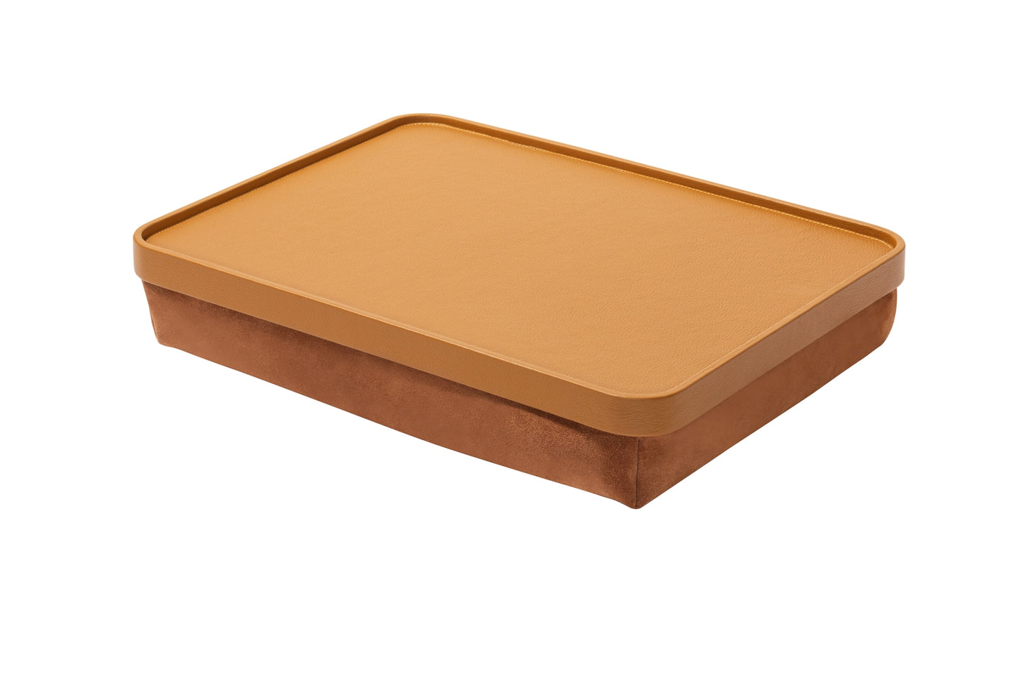 Giobagnara x Poltrona Frau Laptop Tray | Leather-Covered Wood Structure | Soft Padding with Microbead Filling | Top Made in Pelle Frau® Leather | Ideal for Tablets and Laptops | Discover Luxury Accessories at 2Jour Concierge, #1 luxury high-end gift & lifestyle shop