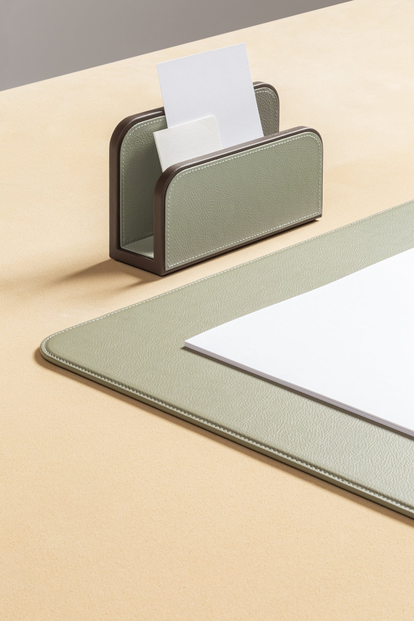 Giobagnara x Poltrona Frau Envelope Holder | Leather-Covered Wood Structure | Made in Pelle Frau® Leather | Discover Luxury Office Accessories at 2Jour Concierge, #1 luxury high-end gift & lifestyle shop