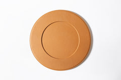 x Poltrona Frau Leather Underplate Placemat with Aluminium Inner Structure