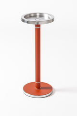 x Poltrona Frau Leather-Covered Steel Champagne Bucket Stand