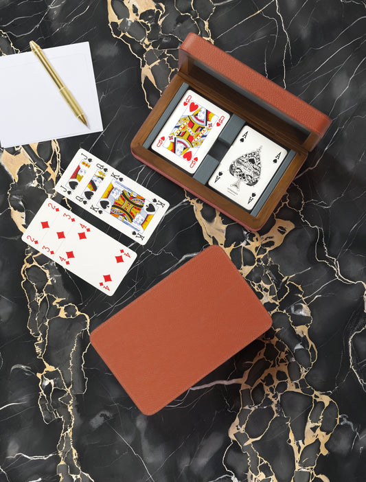 Giobagnara x Poltrona Frau Cards Wooden Box | 2Jour Concierge, #1 luxury high-end gift & lifestyle shop