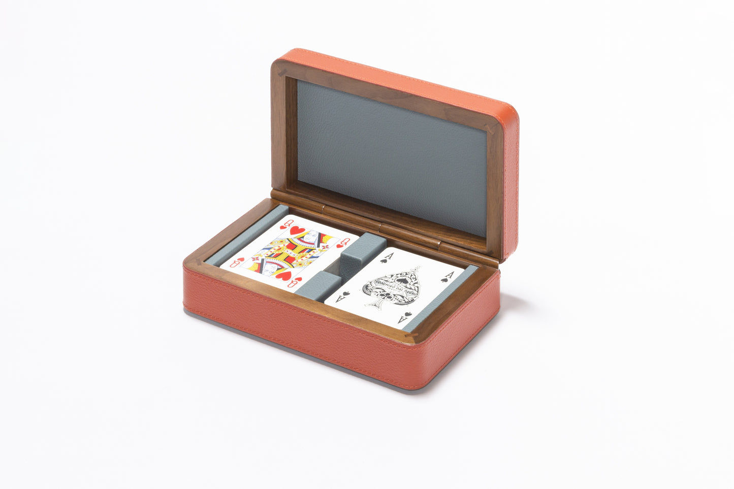 Giobagnara x Poltrona Frau Cards Wooden Box | 2Jour Concierge, #1 luxury high-end gift & lifestyle shop