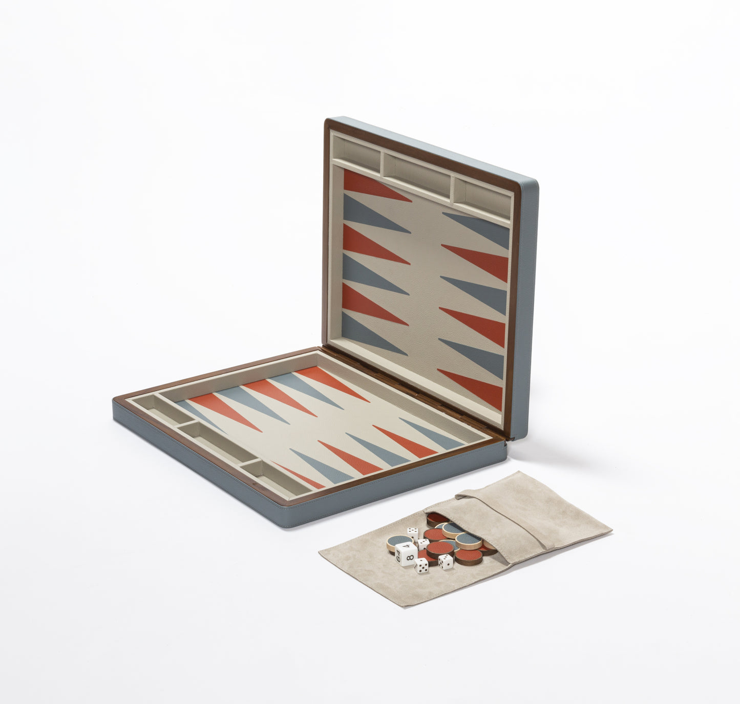 Giobagnara x Poltrona Frau Leather Backgammon Set | 2Jour Concierge, #1 luxury high-end gift & lifestyle shop