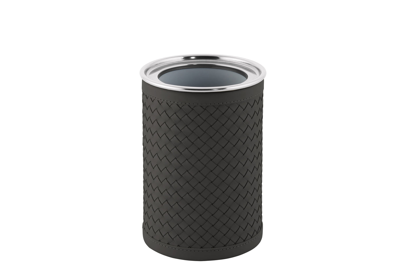 Menfi Handwoven Bottle Cooler by Riviere | Stainless steel thermic structure | Covered with handwoven leather | Barware and Bottle Coolers | 2Jour Concierge, your luxury lifestyle shop