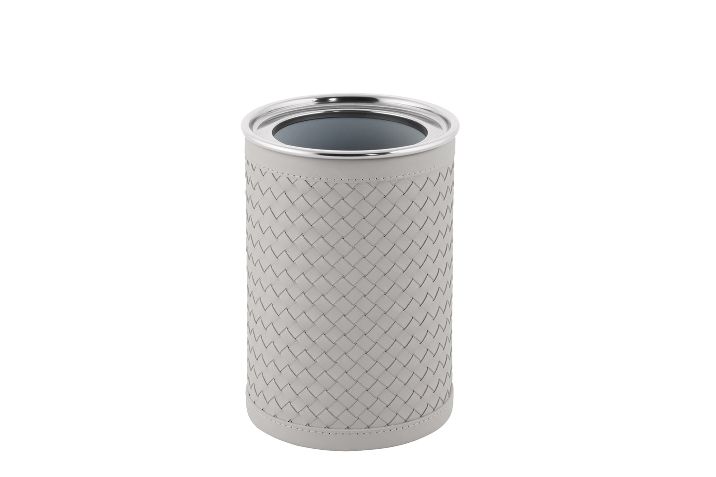 Menfi Handwoven Bottle Cooler by Riviere | Stainless steel thermic structure | Covered with handwoven leather | Barware and Bottle Coolers | 2Jour Concierge, your luxury lifestyle shop