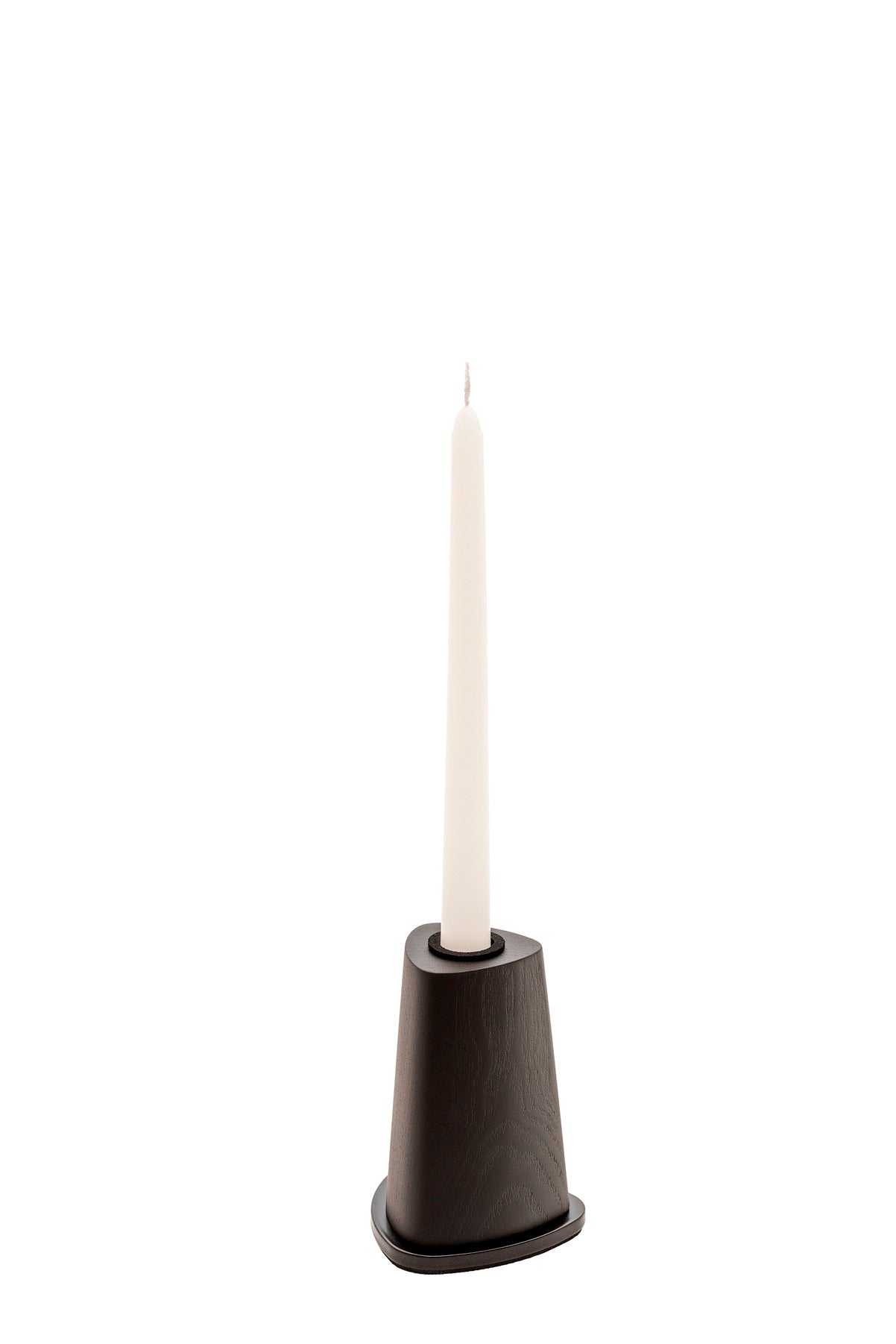 Giobagnara x Glenn Sestig Rockwell candle holder – wood | Sophisticated candle holder crafted from wood in dark walnut or wenge finishes | Features a brushed bronze or brushed brass metal base | A sleek design merging natural warmth and refined structure | Available in mini, small, medium, and large sizes | Home decor & candle holders | 2Jour Concierge, your luxury lifestyle shop