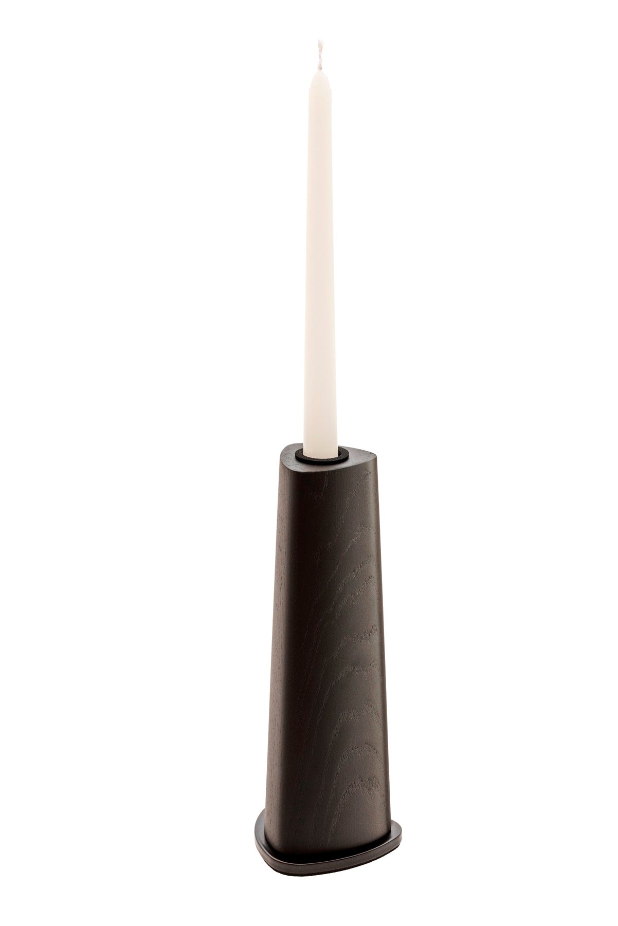 Giobagnara x Glenn Sestig Rockwell candle holder – wood | Sophisticated candle holder crafted from wood in dark walnut or wenge finishes | Features a brushed bronze or brushed brass metal base | A sleek design merging natural warmth and refined structure | Available in mini, small, medium, and large sizes | Home decor & candle holders | 2Jour Concierge, your luxury lifestyle shop