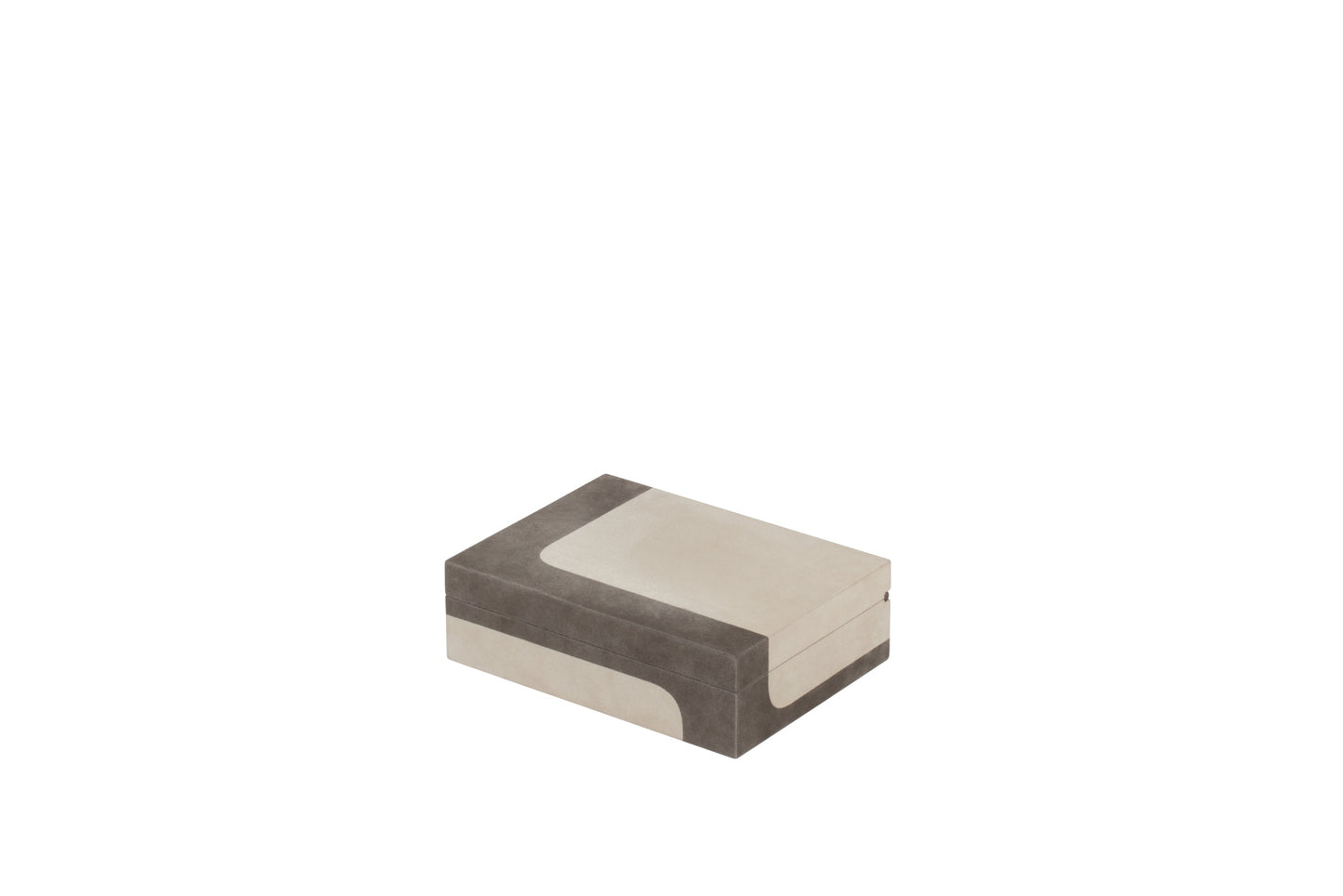 Giobagnara x Stéphane Parmentier: Flow Suede-Covered Wood Watch Box | Stylish Watch Organizer, Elegant Storage & Gift Item | 2Jour Concierge, #1 luxury high-end gift & lifestyle shop