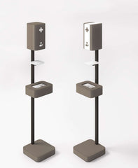 Automatic Sanitizer Gel Dispenser Stand + Gloves Holder