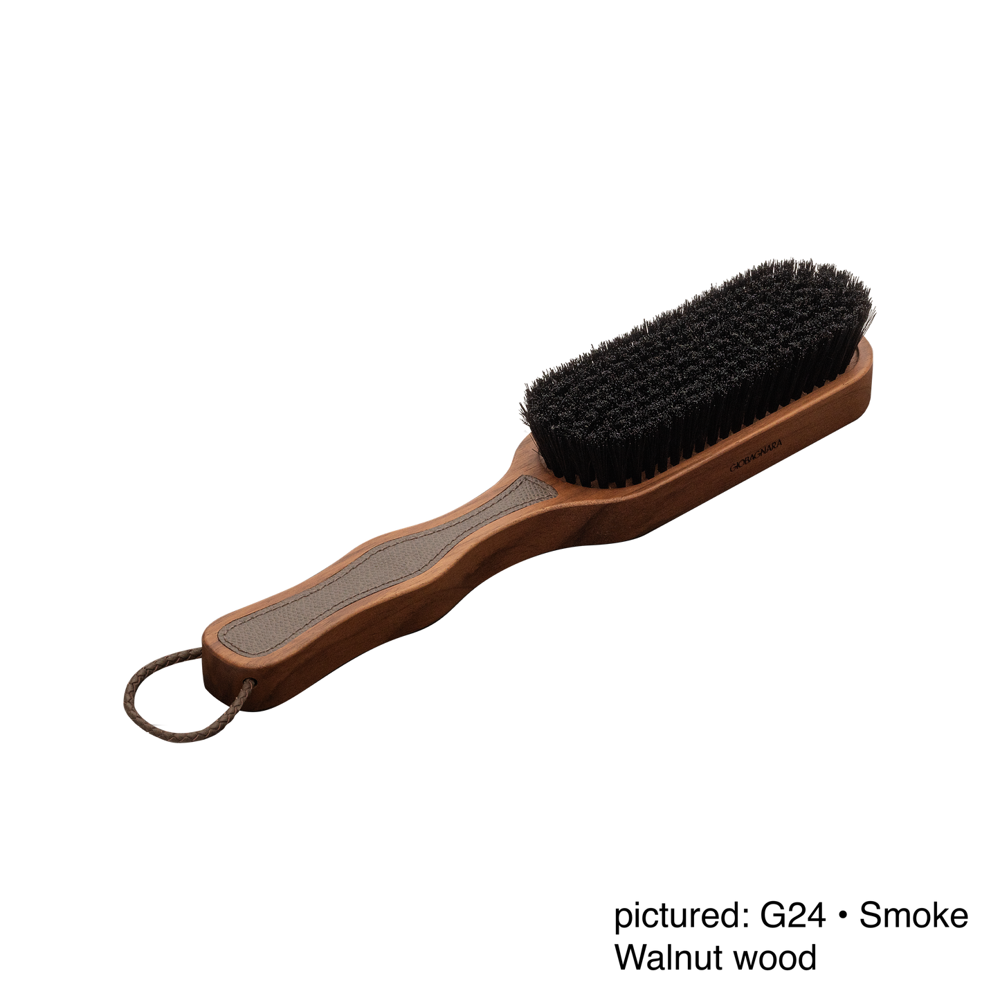 Poise Leather and Wood Clothes Care Set with Tray
