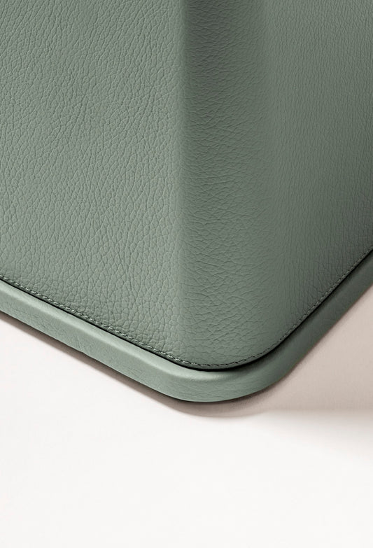 Giobagnara | Polo Metal Double Wall Bin: Leather-covered bathroom bin with metal base and concealed liner | Bathroom / Bins | 2Jour Concierge, your luxury lifestyle shop | premium bathroom accessories for expensive interiors, hotels, and curated hospitality environments