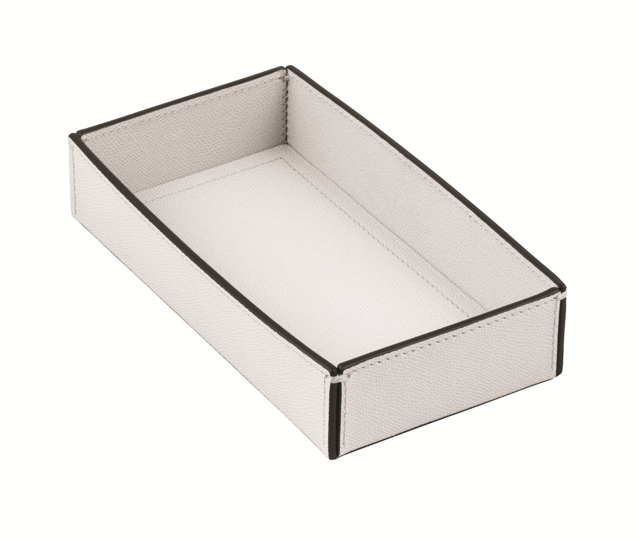 Giobagnara Marea Trinket Bowl | All-leather structure | Available in square and rectangular shapes | Home Decor and Serveware | 2Jour Concierge, your luxury lifestyle shop