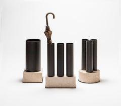 Ulisse Marble & Metal Umbrella Stand