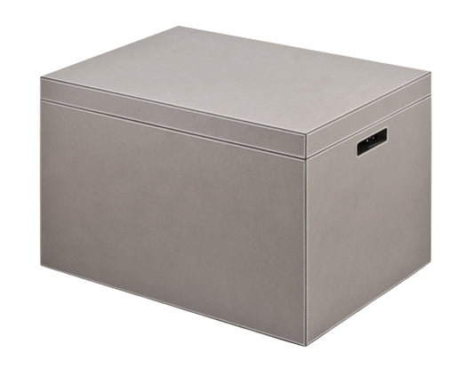 Giobagnara Papei | Shoe Trunk Monochrome: Leather with marine plywood structure, velvet interior, adjustable dividers, and soft-close plunger system | Furniture / Trunks | 2Jour Concierge, your luxury lifestyle shop | luxury interiors, refined storage, dressing room décor, executive residences, hospitality, yacht living