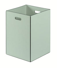 Marea Leather Storage Basket with Side Handles Square High S