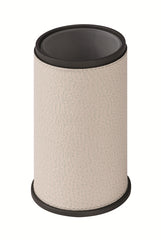 Positano Leather-Covered Brass Toothbrush Holder