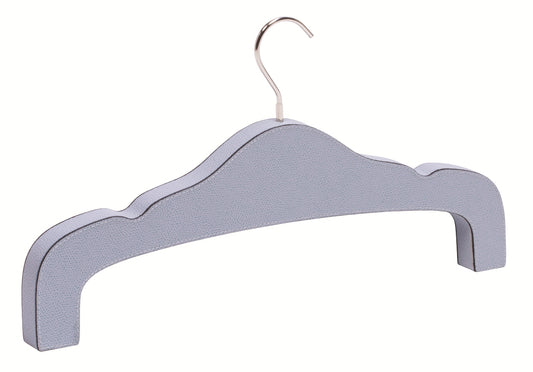 Giobagnara Scott Woman Leather-Covered Wood Flat Hanger | Stylish Wardrobe Accessories, Elegant Closet Organization & Gift Items | 2Jour Concierge, #1 luxury high-end gift & lifestyle shop