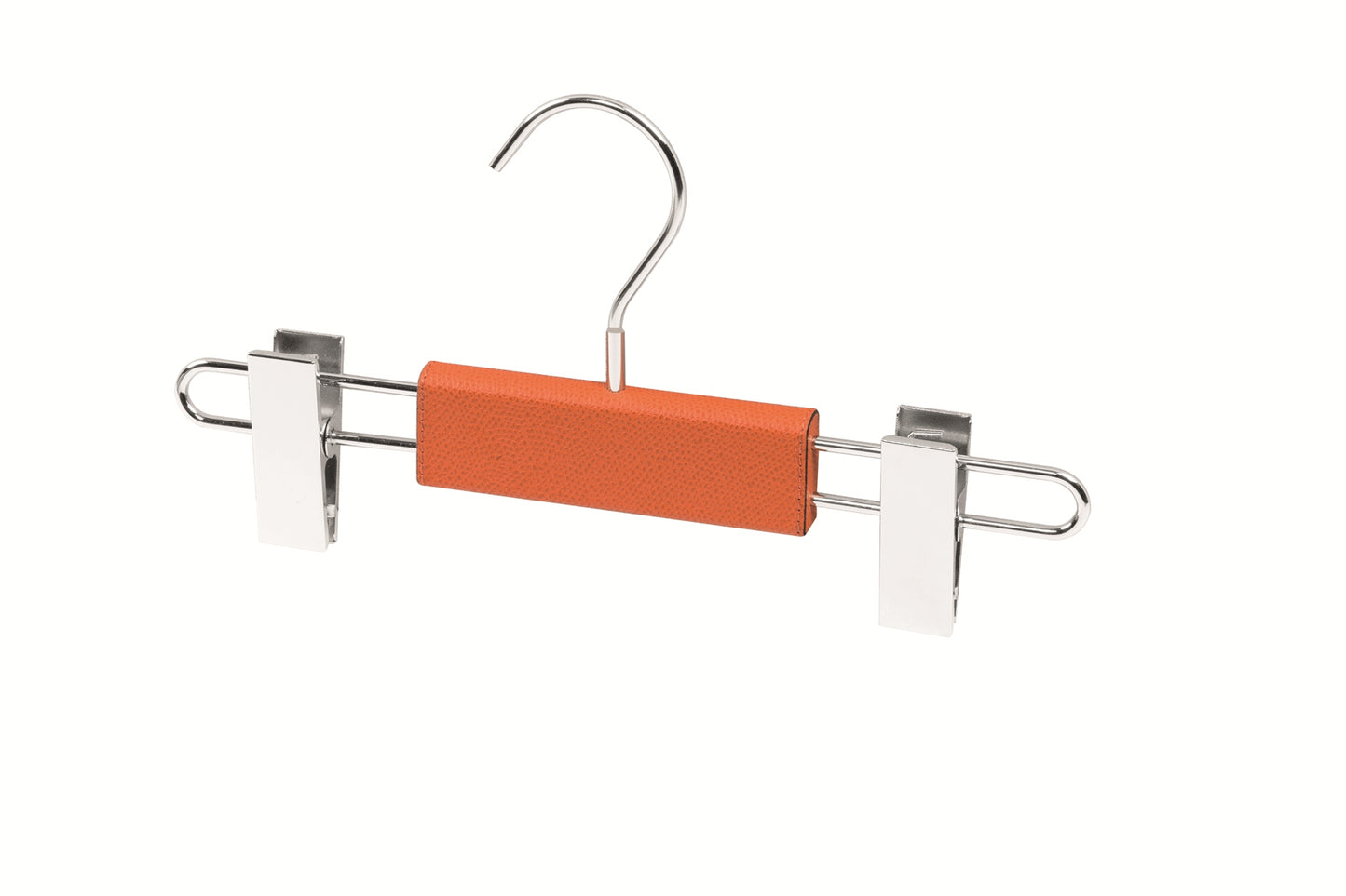 Scott Leather-Covered Wood Flat Hanger