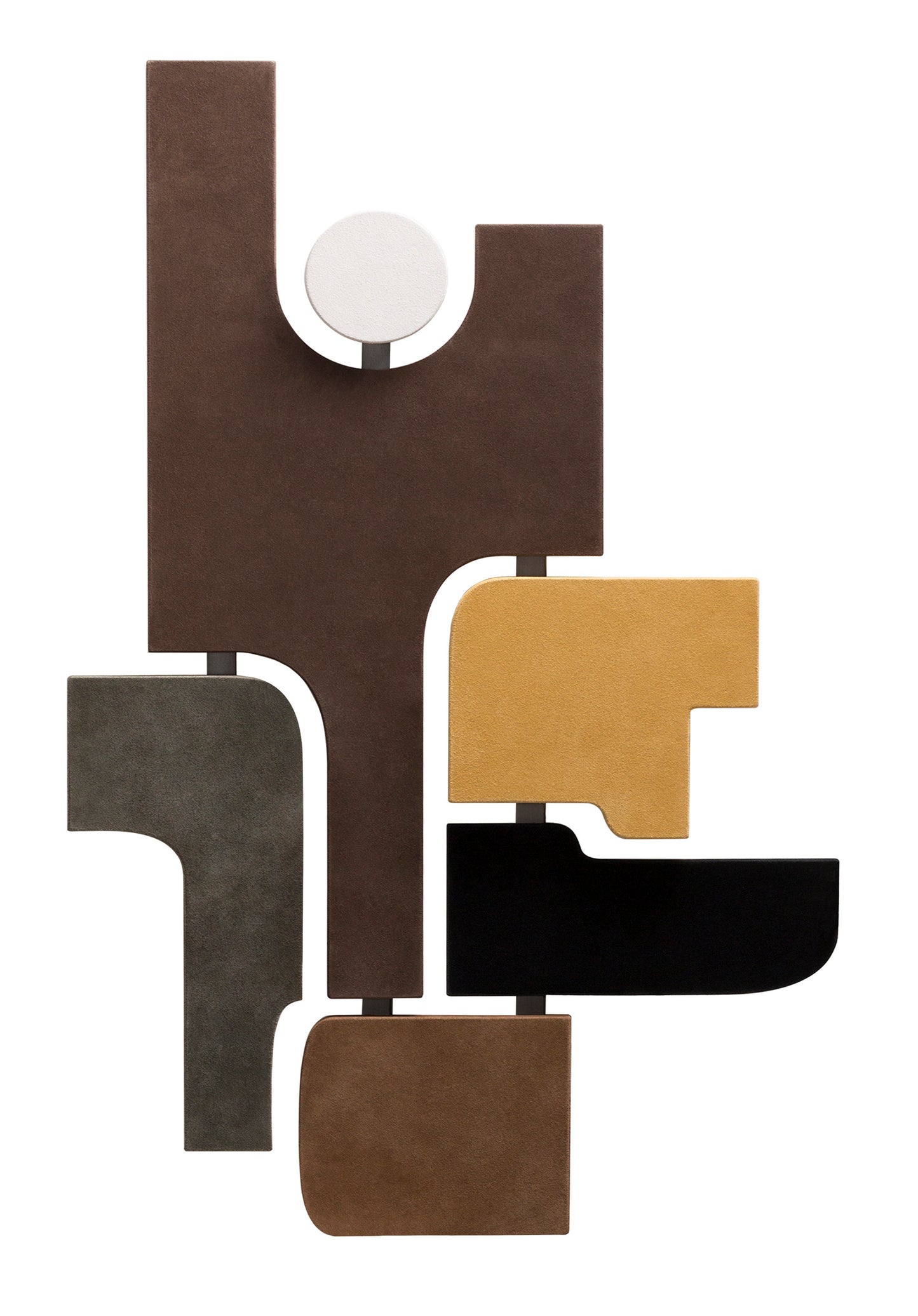 Giobagnara x Stéphane Parmentier: Suede-Covered Wood Tabou Parete Artwork | Stylish Wall Decor, Elegant Art Piece & Home Accent | 2Jour Concierge, #1 luxury high-end gift & lifestyle shop