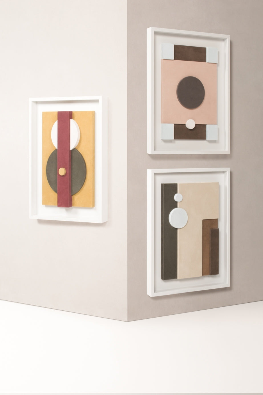 Giobagnara x Stéphane Parmentier: Tabou Cornice Suede-Covered Wood Wall Sculpture in Nappa Leather Frame | Contemporary Wall Art, Stylish Sculpture & Home Decor | 2Jour Concierge, #1 luxury high-end gift & lifestyle shop