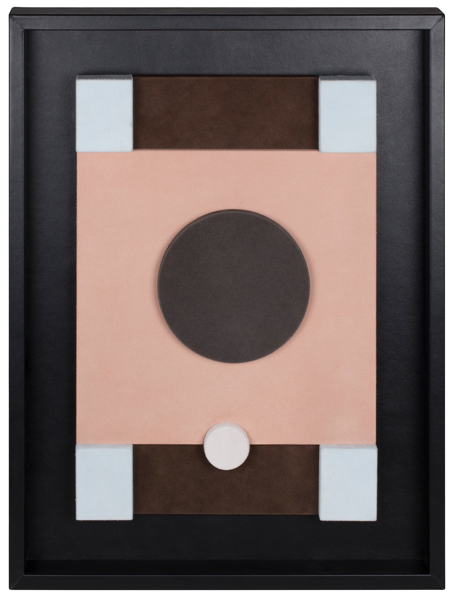 Giobagnara x Stéphane Parmentier: Tabou Cornice Suede-Covered Wood Wall Sculpture in Nappa Leather Frame | Contemporary Wall Art, Stylish Sculpture & Home Decor | 2Jour Concierge, #1 luxury high-end gift & lifestyle shop