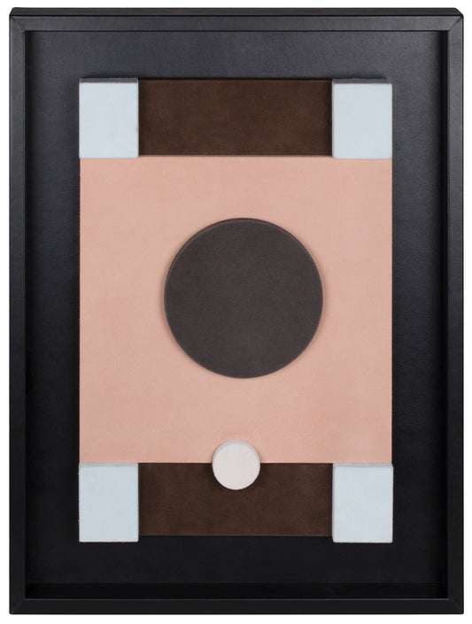 Giobagnara x Stéphane Parmentier: Tabou Cornice Suede-Covered Wood Wall Sculpture in Nappa Leather Frame | Contemporary Wall Art, Stylish Sculpture & Home Decor | 2Jour Concierge, #1 luxury high-end gift & lifestyle shop