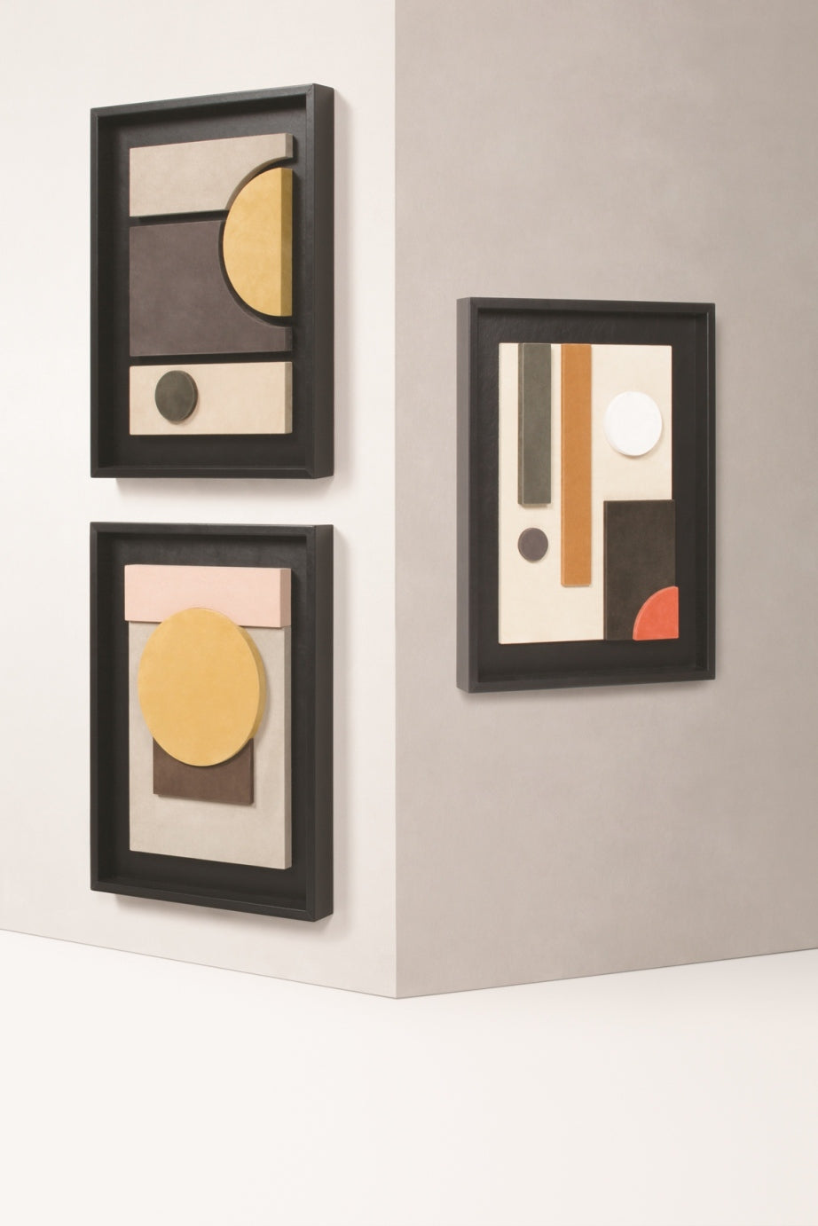 Giobagnara x Stéphane Parmentier: Tabou Cornice Suede-Covered Wood Wall Sculpture in Nappa Leather Frame | Contemporary Wall Art, Stylish Sculpture & Home Decor | 2Jour Concierge, #1 luxury high-end gift & lifestyle shop