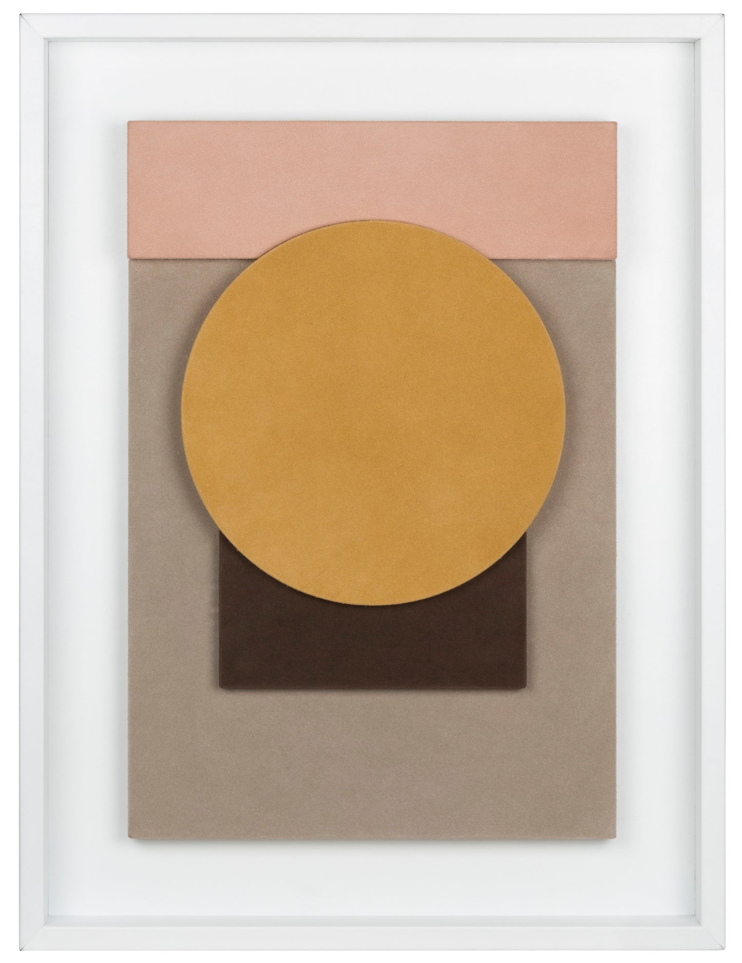 Giobagnara x Stéphane Parmentier: Tabou Cornice Suede-Covered Wood Wall Sculpture in Nappa Leather Frame | Contemporary Wall Art, Stylish Sculpture & Home Decor | 2Jour Concierge, #1 luxury high-end gift & lifestyle shop