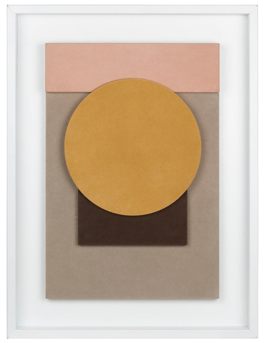 Giobagnara x Stéphane Parmentier: Tabou Cornice Suede-Covered Wood Wall Sculpture in Nappa Leather Frame | Contemporary Wall Art, Stylish Sculpture & Home Decor | 2Jour Concierge, #1 luxury high-end gift & lifestyle shop