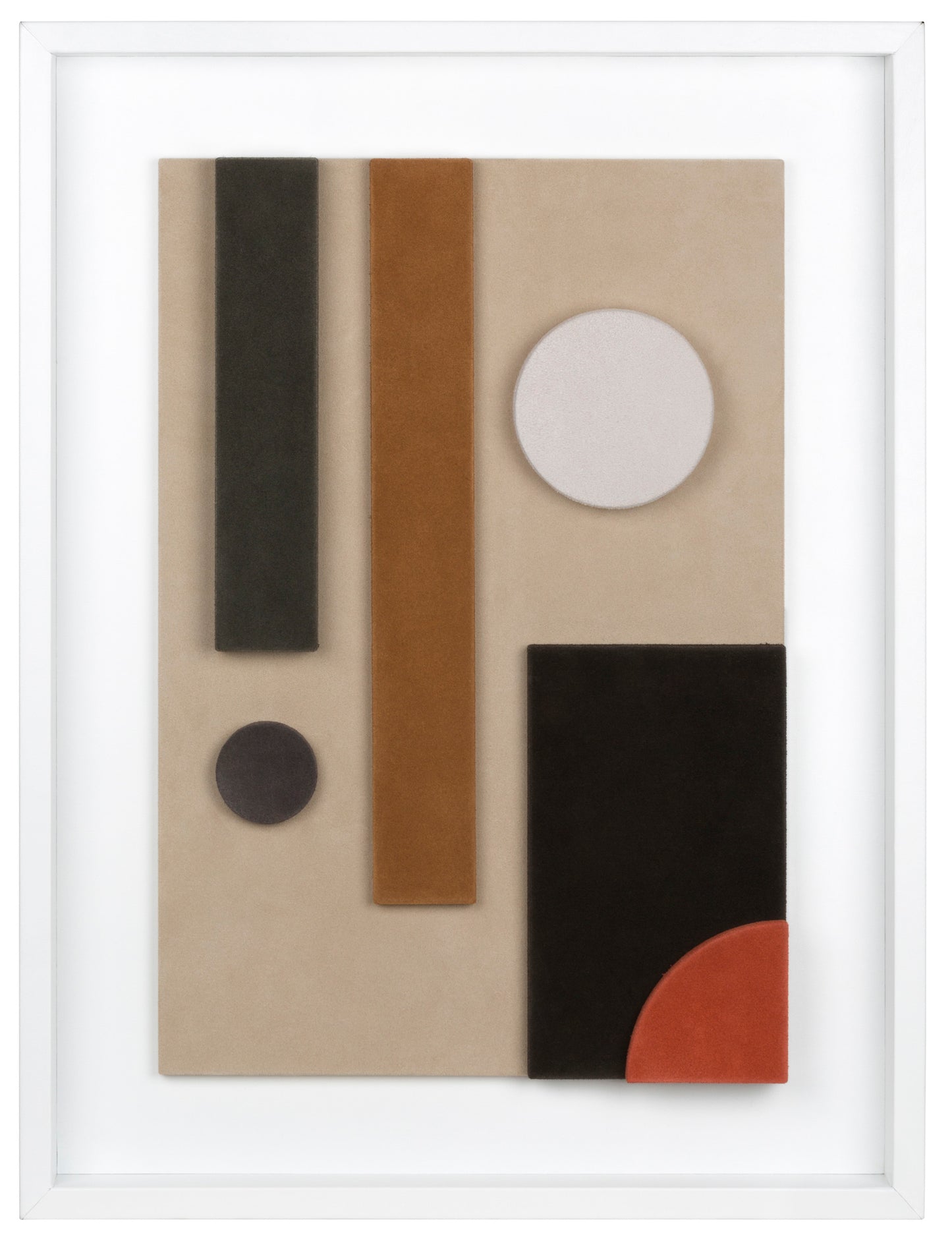 Giobagnara x Stéphane Parmentier: Tabou Cornice Suede-Covered Wood Wall Sculpture in Nappa Leather Frame | Contemporary Wall Art, Stylish Sculpture & Home Decor | 2Jour Concierge, #1 luxury high-end gift & lifestyle shop