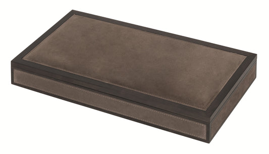 Giobagnara Milano Trinket Box | Maple structure with embedded leather and removable lid featuring a padded surface | Home Decor and Storage | 2Jour Concierge, your luxury lifestyle shop